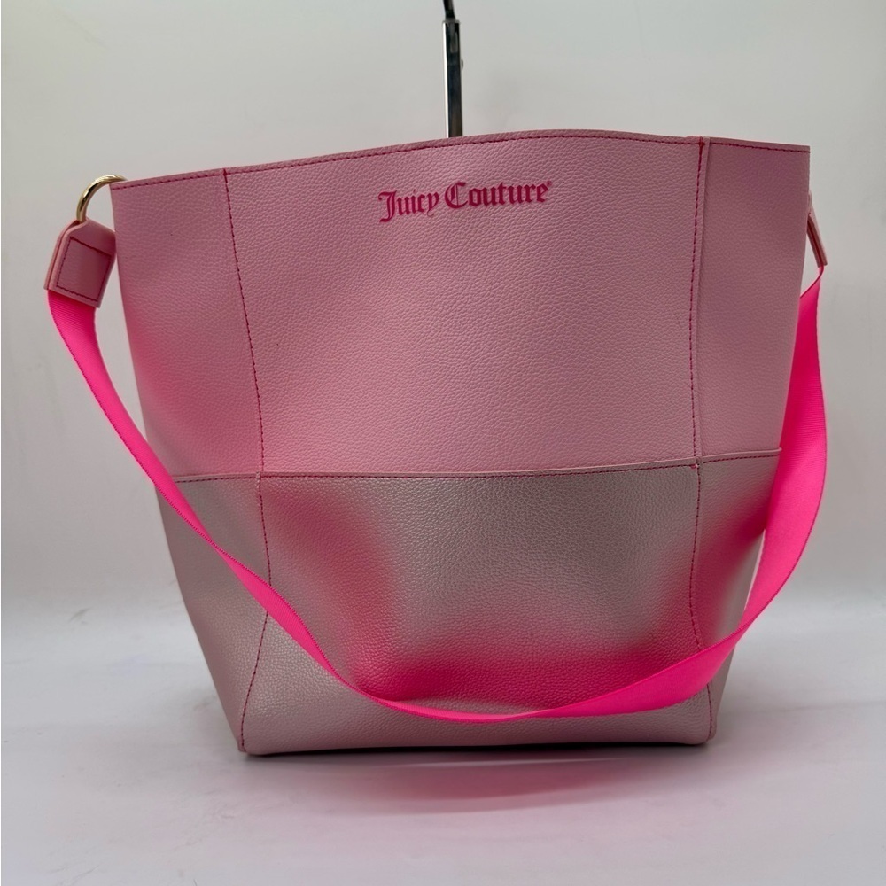Juicy Couture Perfume‎ Promo Pink Metallic Rose Gold Tote Bag Casual